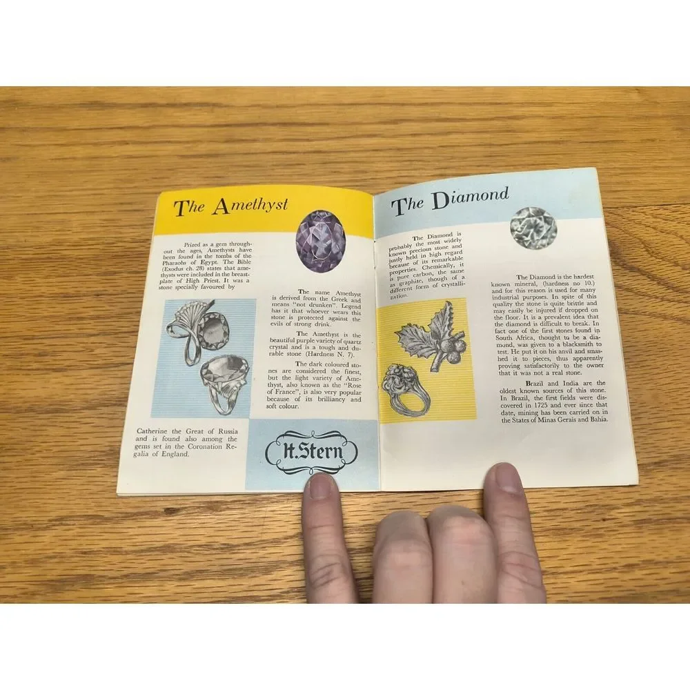 Vintage H. Werner Introduction Brazilian Gems PBuenos‎ Aires Advertising Booklet